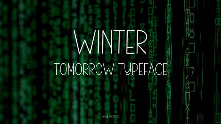 Winter Tomorrow Font
