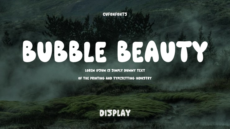 Bubble Beauty Font