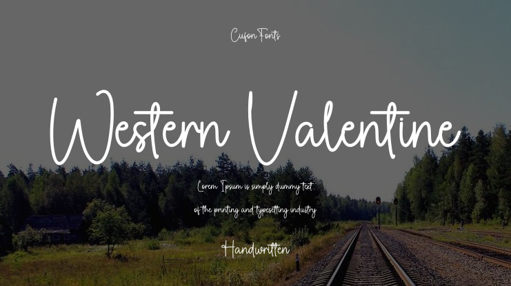 Western Valentine Font