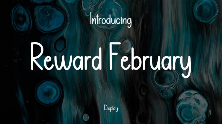 Reward February Font