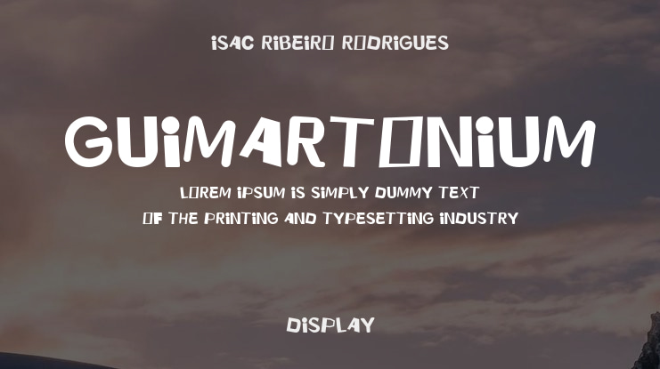 Guimartonium Font