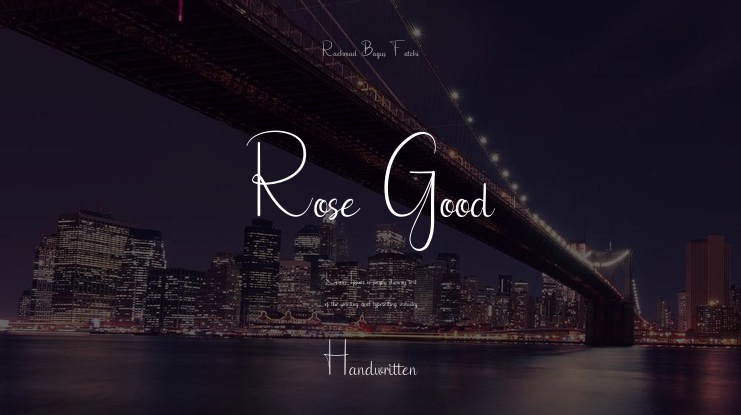 Rose Good Font