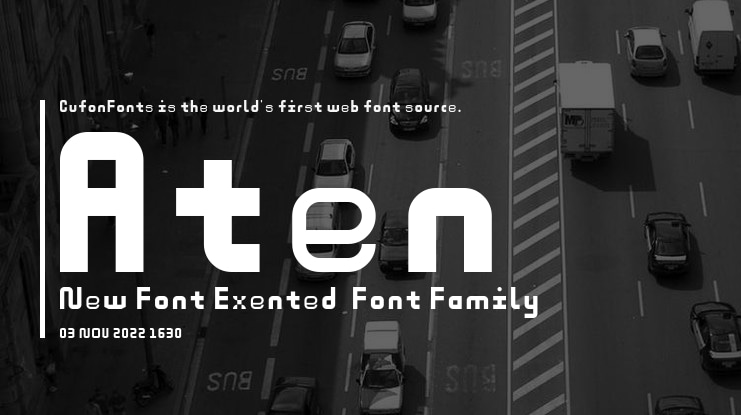 Aten New Font Exented 