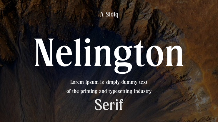 Nelington Font