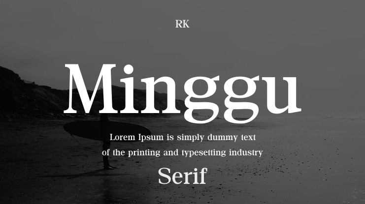 Minggu Font