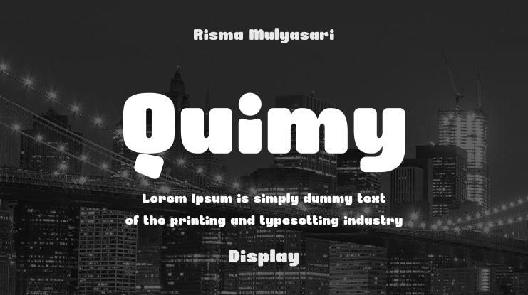 Quimy Font Family