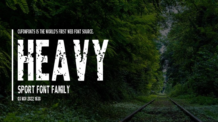 Heavy Sport Font