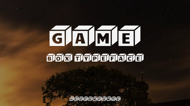 Game Box Font