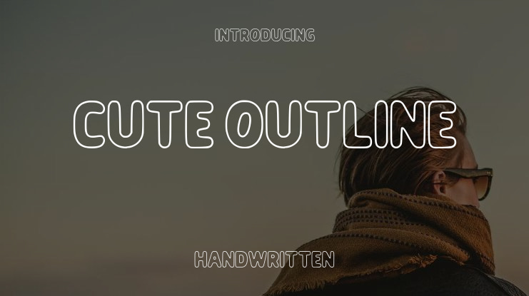 Cute Outline Font