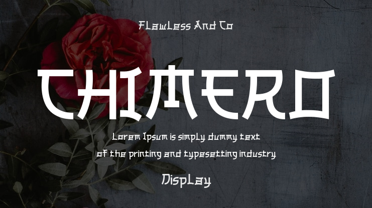 CHIMERO Font