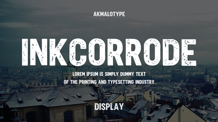 Inkcorrode Font