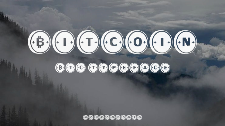 Bitcoin Btc Font