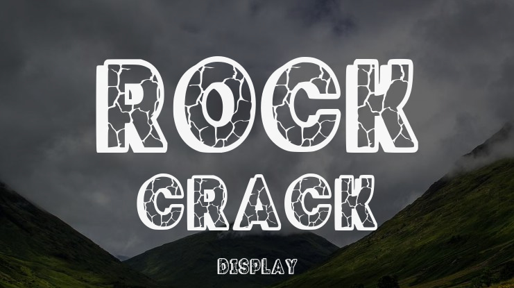 Rock Crack Font