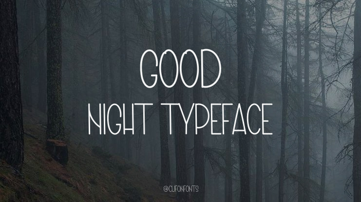GOOD NIGHT Font