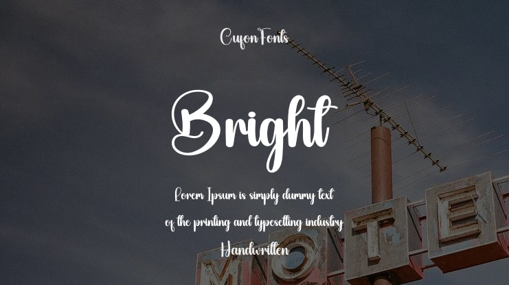 Bright Font