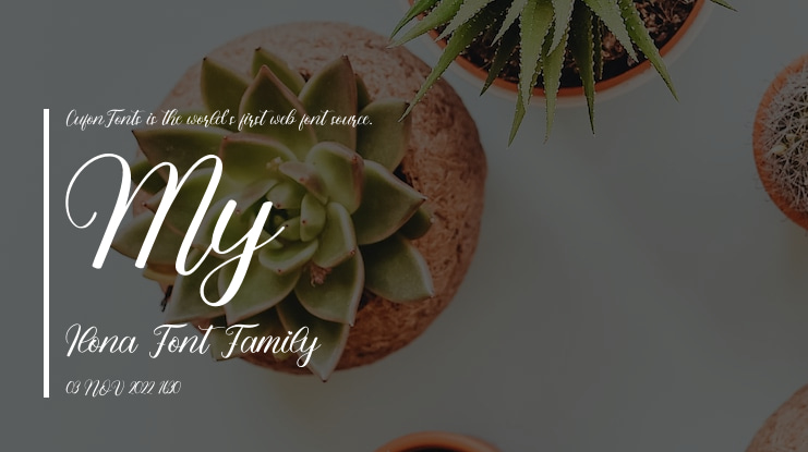 My Ilona Font