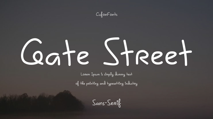 Gate Street Font