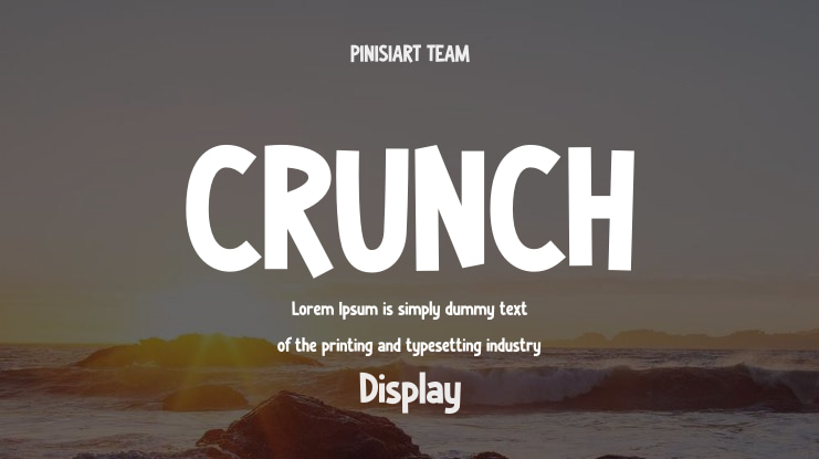 CRUNCH Font