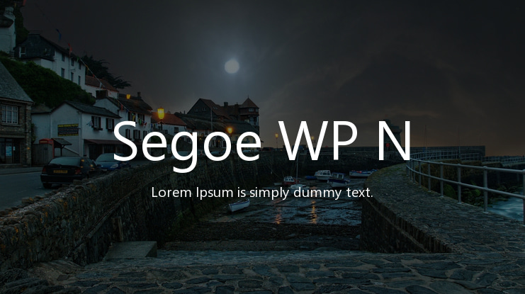 Segoe WP N Font