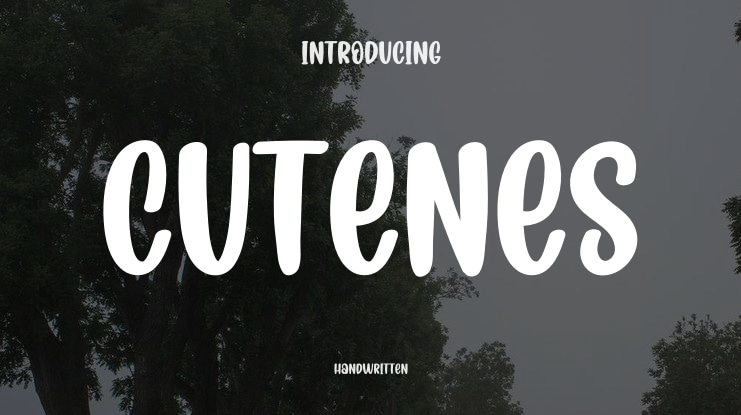 Cutenes Font