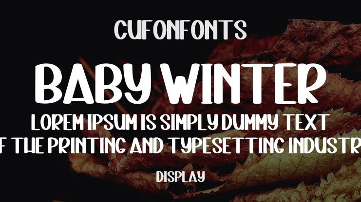 Baby Winter Font