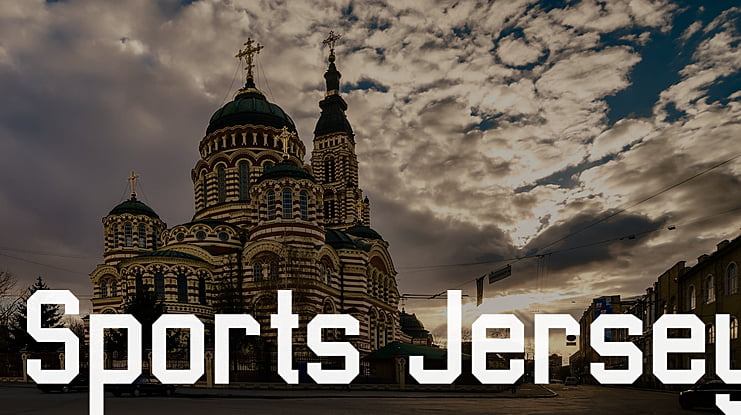 Sports Jersey Font