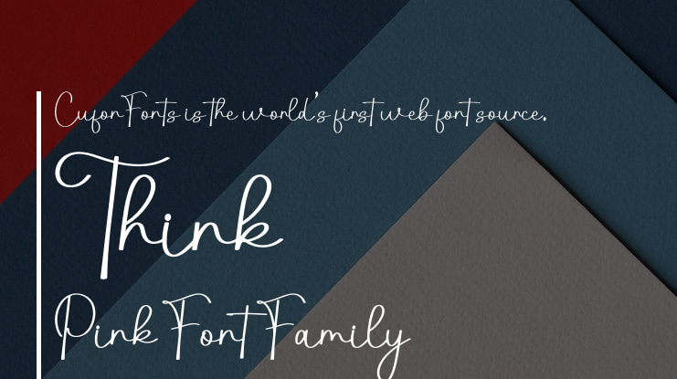 Think Pink Font