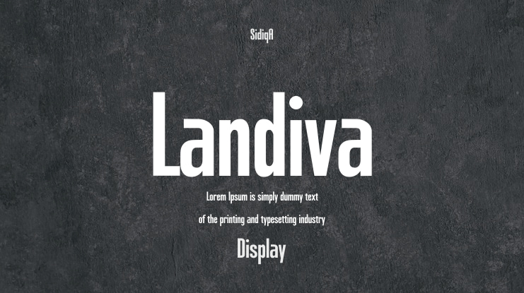 Landiva Font
