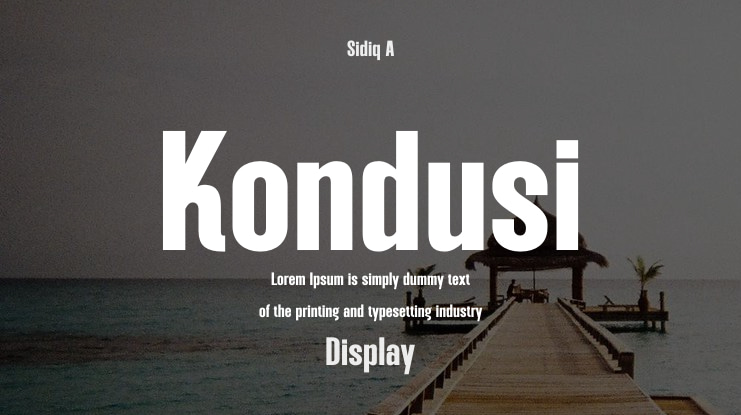 Kondusi Font
