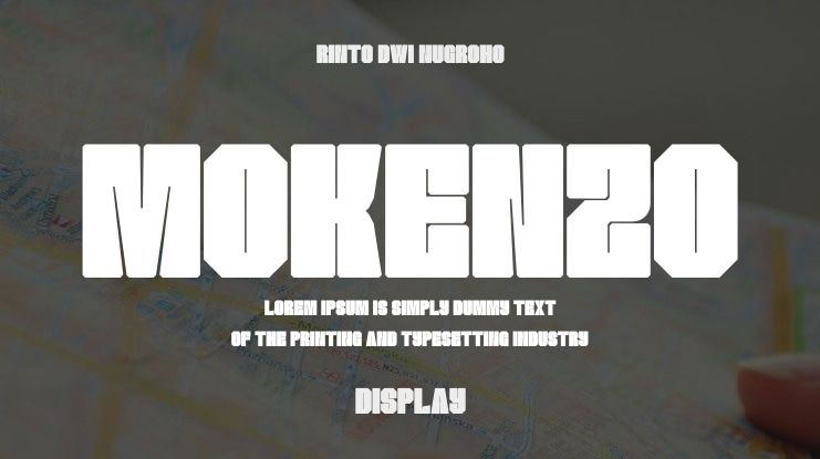 Mokenzo Font