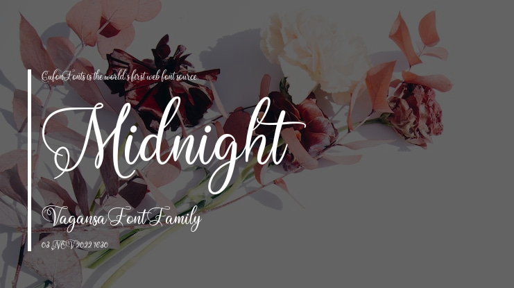 Midnight Vagansa Font