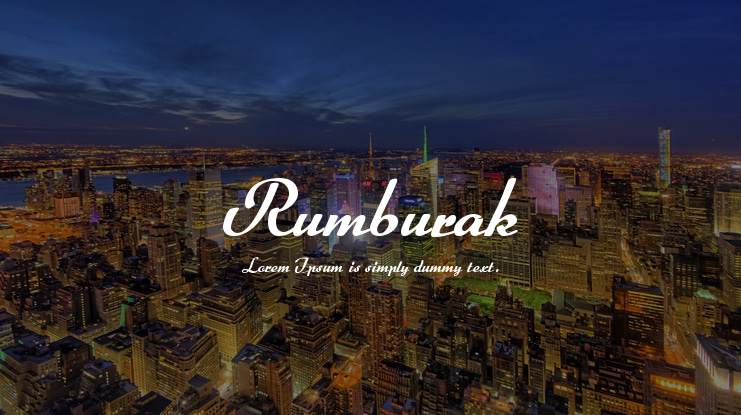Rumburak Font