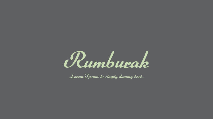 Rumburak Font