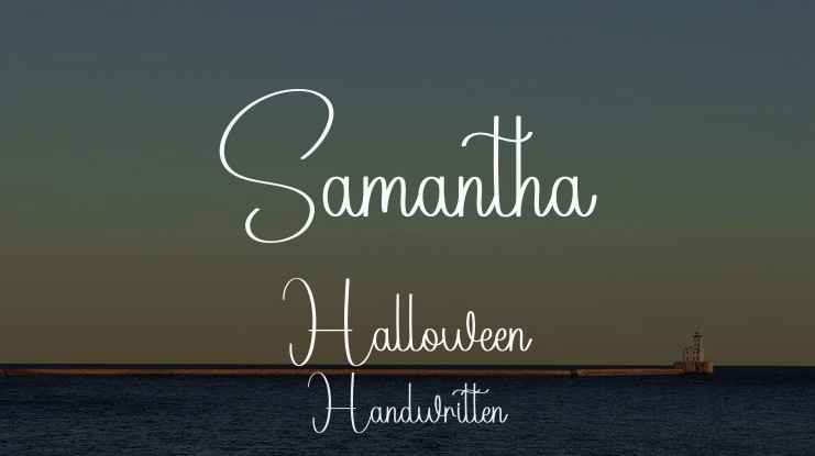 Samantha  Halloween Font