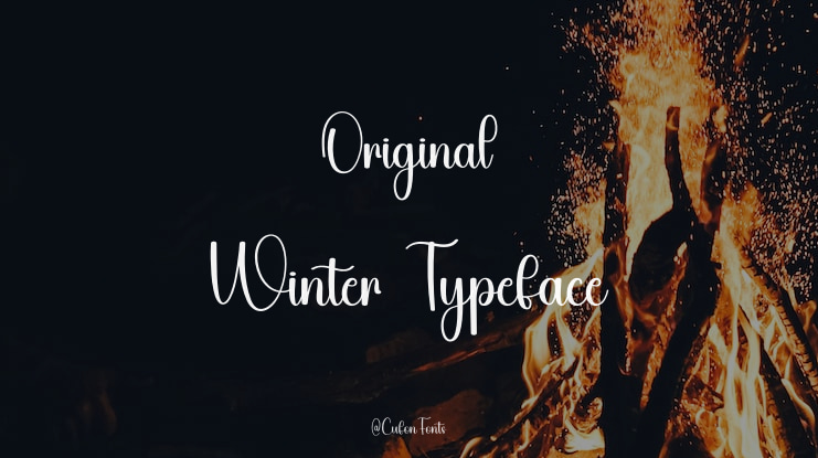 Original  Winter Font