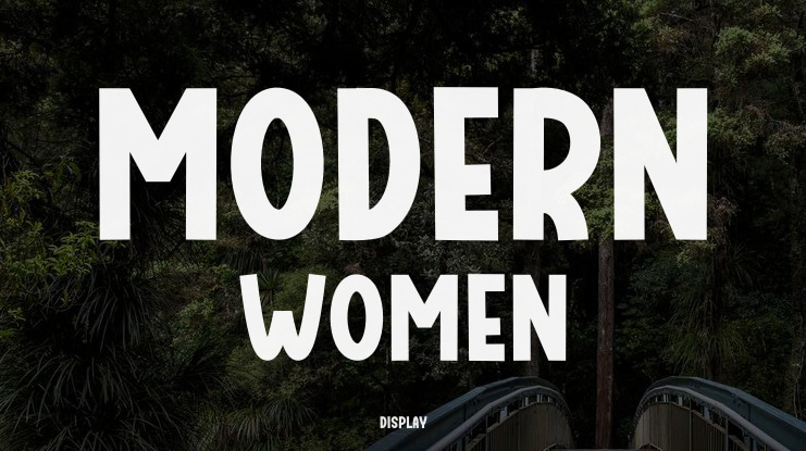 Modern Women Font