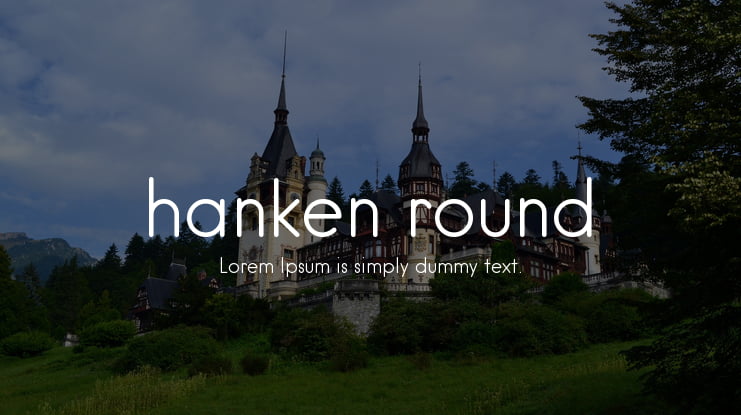 hanken round Font