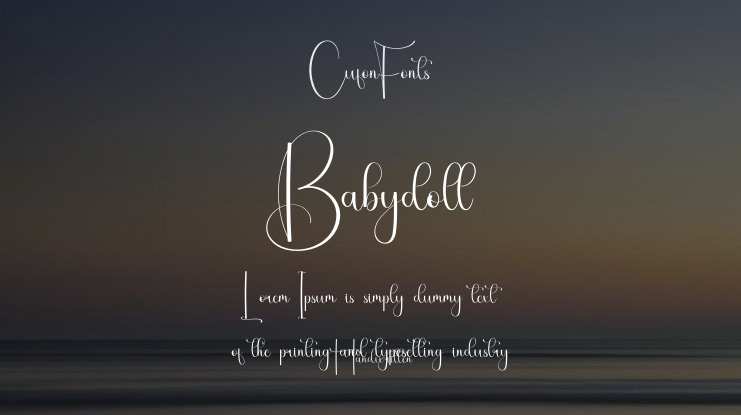Babydoll Font