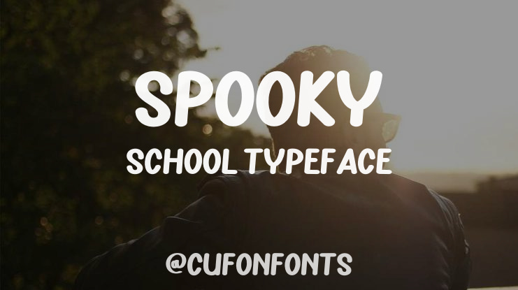 Spooky School Font