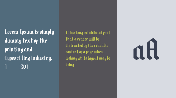 Daniel Blackroll Font