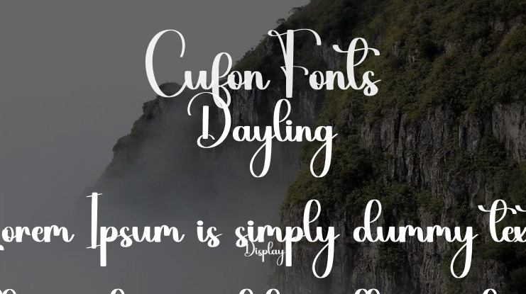 Dayling Font