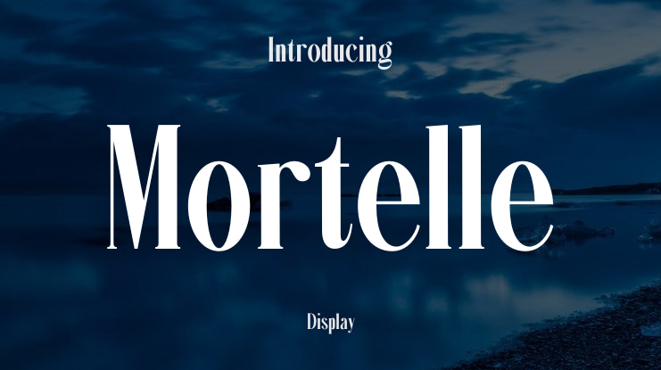 Mortelle Font