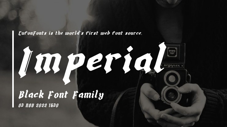 Imperial Black Font