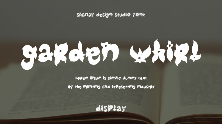 Garden Whirl Font