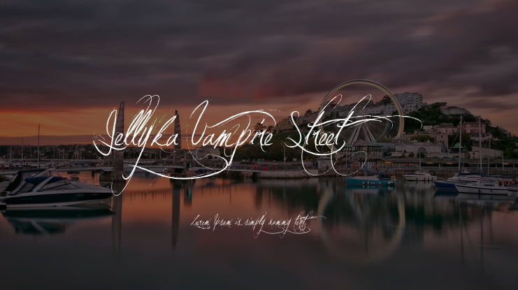 Jellyka Vampire Street Font