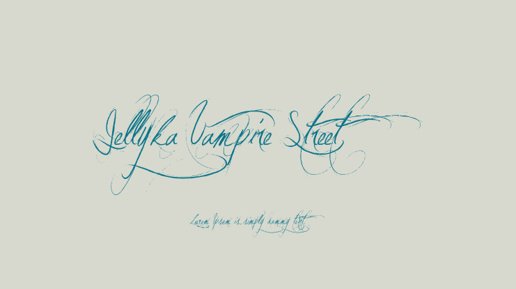 Jellyka Vampire Street Font