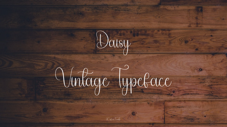 Daisy Vintage Font