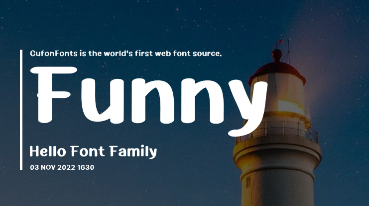 Funny Hello Font