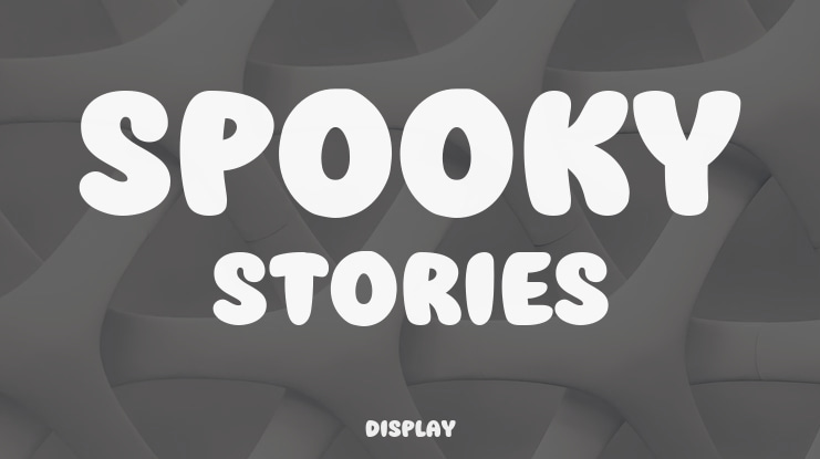 Spooky Stories Font