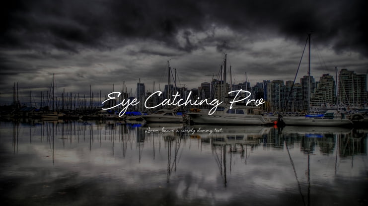 Eye Catching Pro Font